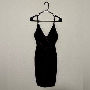 Purple Velvet Windsor Dress